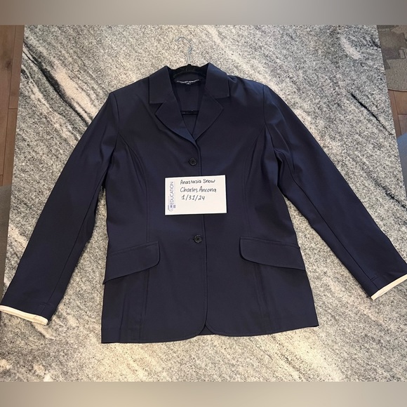 Navy blue Charles Ancona ladies coat/jacket - Picture 4 of 13